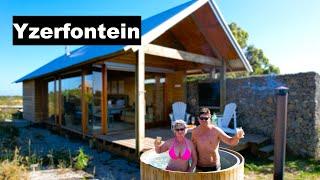 Hot tub accommodation outside of Yzerfontein. !Khwa ttu on the West Coast of South Africa