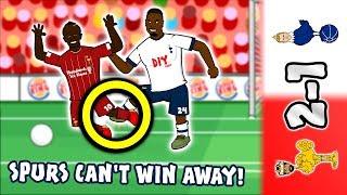 2-1! Spurs Can't Win Away! (Liverpool vs Tottenham 2019 Parody Goals Highlights Aurier)