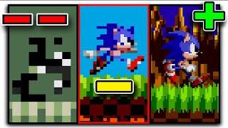 Sonic but the Rings Make the Graphics Better & Losing Rings Makes Them Worse! (Sonic Rom Hack)