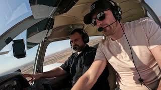 Student Pilot Flight No. 8 Learning how to land at Coolidge Airport