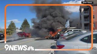 A single-engine plane crashes near a Pennsylvania airport and all 5 aboard are taken to hospitals