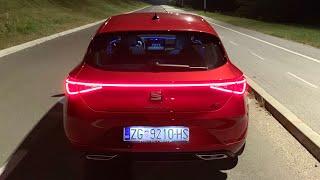 New Seat Leon FR 2021 - crazy LED LIGHTS with cool illumination, dynamic indicators & ambient lights