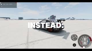 Tutorial on how to do a burnout in BeamNG