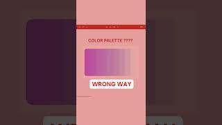 Right way to generate "color palette" #uiux #uidesign #figma #color #pallete #tutorial #design