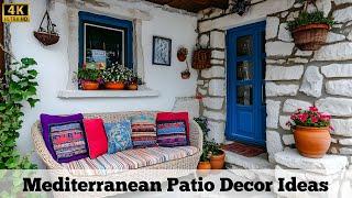 Cozy Mediterranean Patio Decor Ideas to Make Your Backyard a Paradise