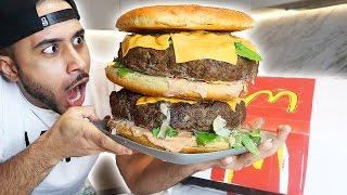 DIY GIANT MCDONALDS BIG MAC BURGER!!