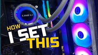 Lian_LI Galahad AIO 360 RGB Liquid Cooler Setup Guide | Insource IT