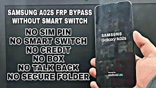 Samsung A02s (SM-A025F) U4 U5 Frp Google Account Bypass Android 12 | Alliance Shield X Not Working