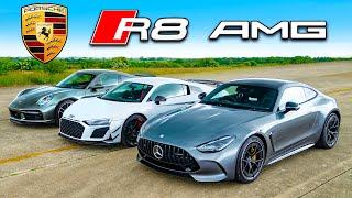 Nowe AMG GT 63 v R8 GT v 911 Turbo: WYŚCIG