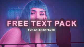 Anabel Free Text Pack A2 | For After Effects