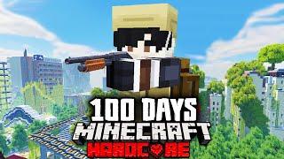 I Survived 100 Days in a Virus Outbreak in Hardcore Minecraft