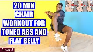 20-Minute SITTING CHAIR WORKOUT for Toned Abs and Flat Belly