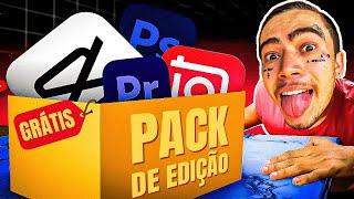 MELHOR PACK PARA EDIÇÃO DE VÍDEOS 2025! (DE GRAÇA )