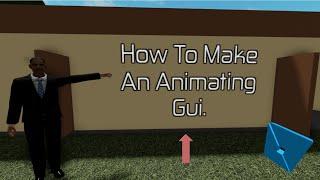 How to make a Gui Button that makes an animating Frame Open | Roblox Studio.