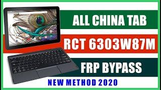 China Tab RCT 6303W87M FRP Bypass Android 6.0 | RCT 6303W87M  FRP Bypass