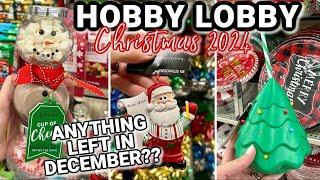 WHAT'S LEFT AT HOBBY LOBBY FOR CHRISTMAS? | Hobby Lobby Shop with Me