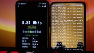 How to gain 20% MORE Veruscoin Hashrate Mining on your Phone!