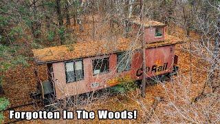 This Vintage 1940's Train Caboose Has Sat ABANDONED in the Forest for Over 30 Years!