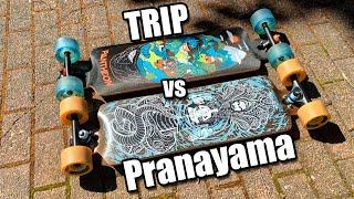 Pantheon Pranayama VS Trip Comparison Specs - Size - Weight - Flex - Height