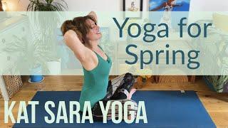 34 Minute | Uplifting Yoga for Spring | Full Body Stretch