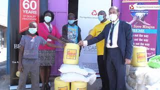 Aga Khan University Hospital Nairobi Donates Food in Kayole