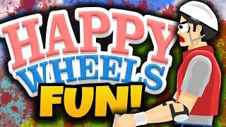 Happy Wheels Funny Moments! - "IMPOSSIBLE LEVELS!" - (Happy Wheels Gameplay)