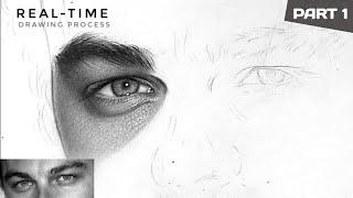 REAL- TIME Hyper Realistic Drawing Process | By Harsh Guru Arts.