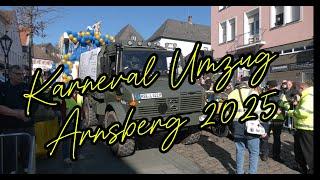 #Karneval in #Arnsberg 2025  der #Umzug   #helau und #alaaf