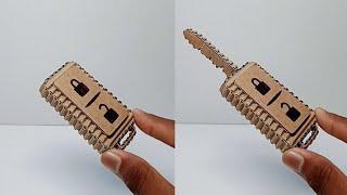 how to make car key in cardboard