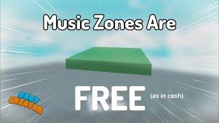 Obby Creator just made MUSIC ZONES FREE!