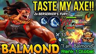 Balmond Savage Pointguard 2x Berserker's Fury MVP Play - Top 1 Global Balmond by "I am Balmond" MLBB