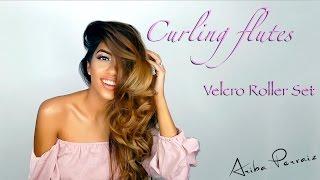 Curling Flutes: Velcro Roller Set!  - HAIR TUTORIAL | ARIBA PERVAIZ