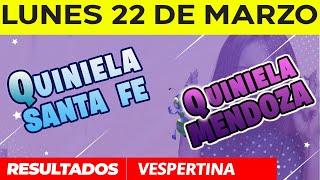 Resultados Quinielas Vespertinas de Santa Fe y Mendoza Lunes 22 de Marzo