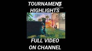 free fire tournament highlights| free fire tournament gameplay by @Dhongi_gaming