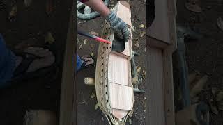 Creating the perfect gunport for the Zeven Provincien model ship