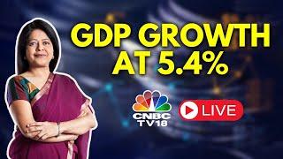 LIVE | Q2 GDP Growth Data At 5.4%, Slowest In 7 Quarters | India GDP Growth | State Of The Economy