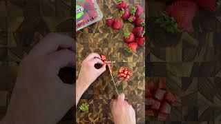 Strawberry shortcake sushi