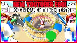 REBIRTH SIMULATOR 2.0 PYRAMID UPDATE! I BROKE THE GAME WITH INFINITE PET GAMEPASS! YT EGG! - ROBLOX