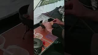 #Уха из минтая на рыбалке