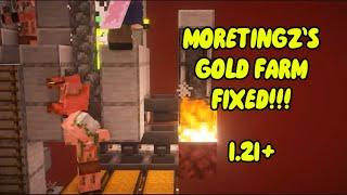 MORETINGZ'S GOLD FARM FIX! | MINECRAFT 1.21 (REAL FIX)