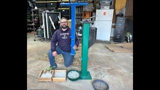 Turning Glass Bottles to Sand - Homemade Glass Recycling Crusher