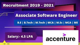 Accenture Off Campus Drive For 2021 Batch | Accenture Recruitment 2020 | Accenture Hiring 2019