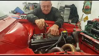 andy Harris running cam in on my 2.2 pinto engine that he built