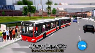 Proton Bus Simulator UPDATE MOD! - Mercedes-Benz Citaro CapaCity L GamePlay