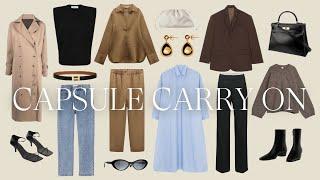 The Ultimate Capsule Carry on (More outfits you love with less)