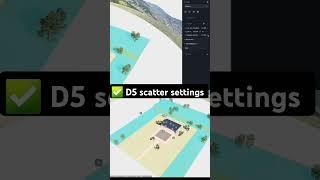D5 Scatter is way better than I expected. #D5tutorial #d5render