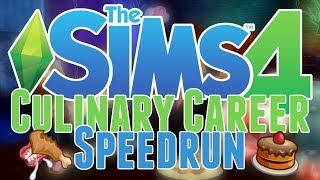 How Fast Can I Speedrun The Sims 4 Culinary Career?