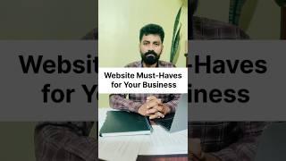 Website Must-Haves for Your Business #WebDesignTips #BusinessOwners #Entrepreneurs  #appdevelopment