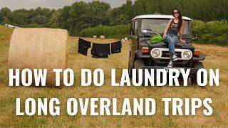 How To Do Laundry on Long Overland Trips | Scrubba Washbag Review | OverlandSite