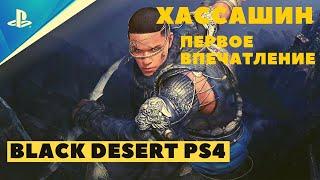 Black Desert Online PS4  ХАССАШИН  ПЕРВОЕ ВПЕЧАТЛЕНИЕ